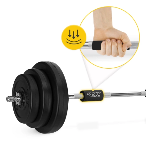 Úchyty na vzpěračskou tyč černé