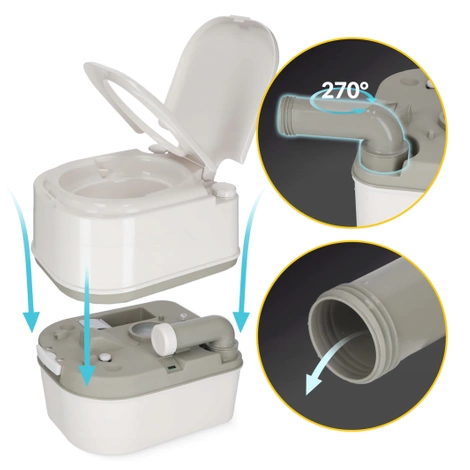 Přenosná chemická WC 24L