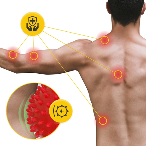 Dvojitý senzorický masážní míček