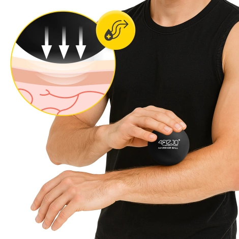 Masážní míč Lacrosse Massage Ball černý