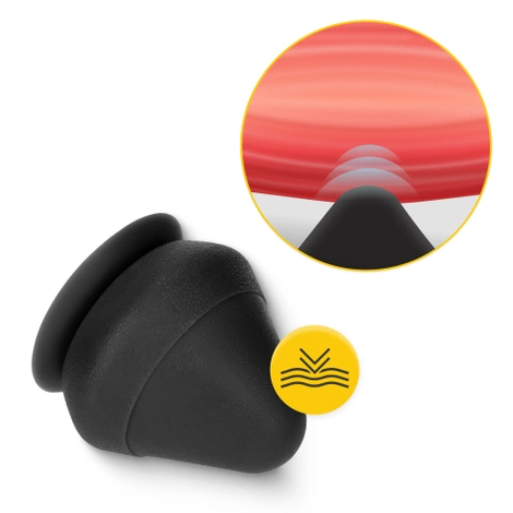 Masážní kužel na zeď černý