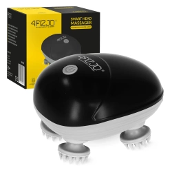 Elektrický masážní přístroj na pokožku hlavy černý