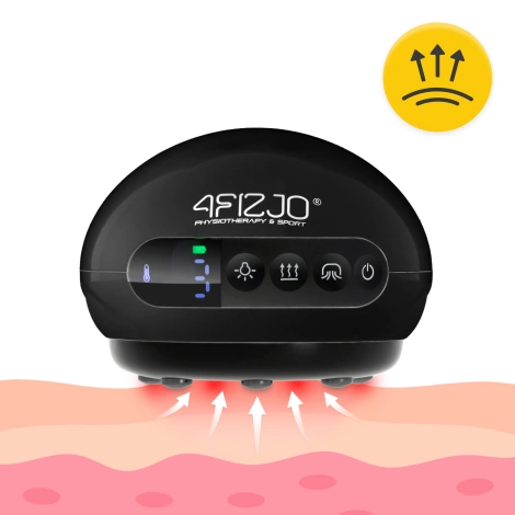 Elektrická masážní baňka černá