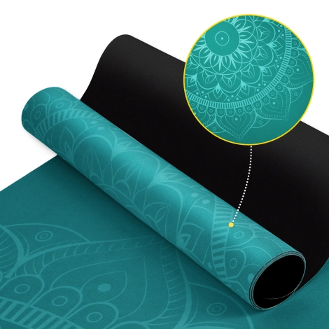 Semišová podložka na jógu a cvičení 1,5 mm