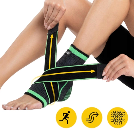 Elastická bandáž hlezenního kloubu