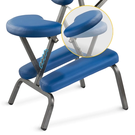 Skládací masážní židle modré