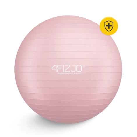 Nafukovací gymnastický míč 55 cm růžový