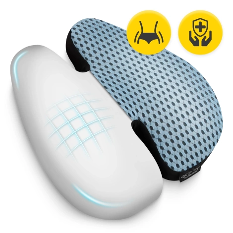 Anatomický polštář na krční páteř modrý