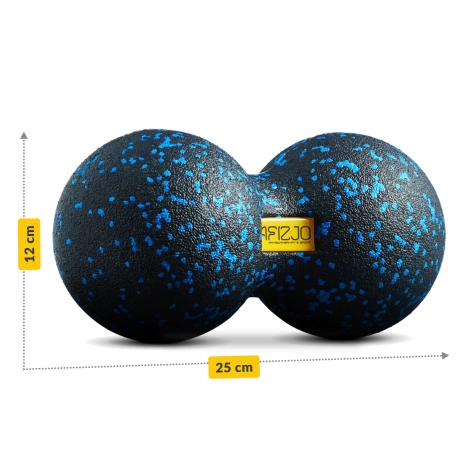 Dvojitý masážní míček EPP 12 cm