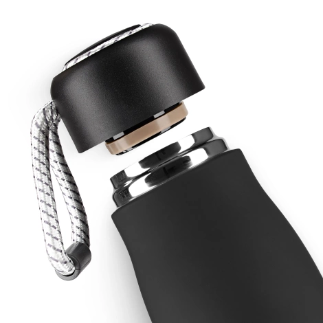 Termoláhev 540 ml s páskem černá