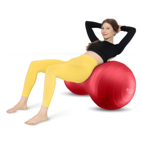 Rehabilitační míč PEANUT AIR BALL červený