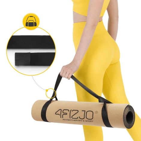 Korková podložka na jógu YOGA MAT 4 mm