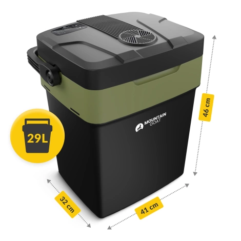 Přenosná turistická lednička Mountain Goat 29L zelená
