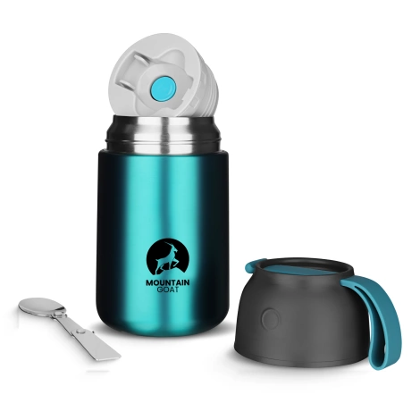 Termoska na jídlo z nerezové oceli 720 ml modrá