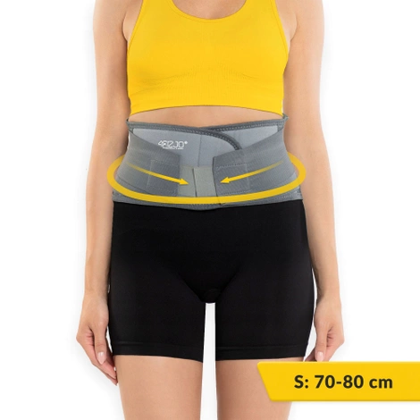 Bederní pás S šedý