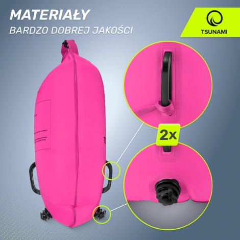 Nafukovací záchranná bójka + Suchá kapsa 2v1 TSUNAMI
