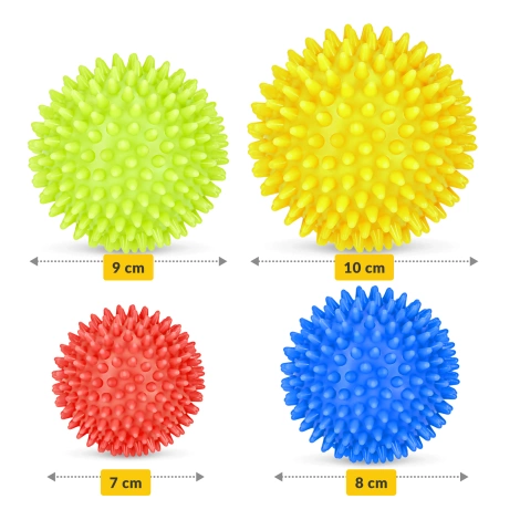 Akupresurní masážní míčky 4 ks.
