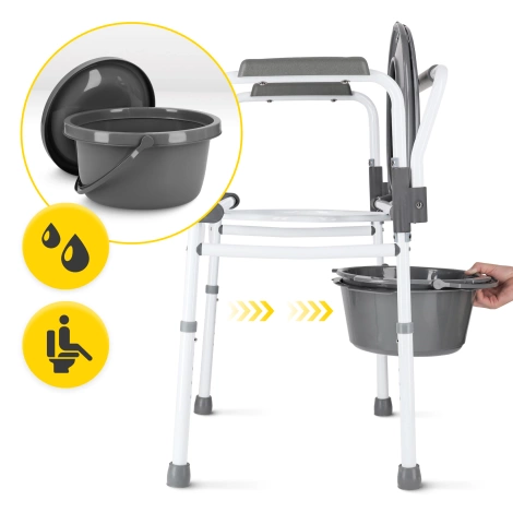 Toaletní křeslo 3 v 1 s nastavením výšky