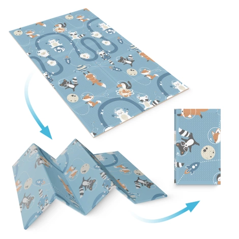 Skládací vzdělávací podložka "Království a Kosmos" 180 x 120 cm