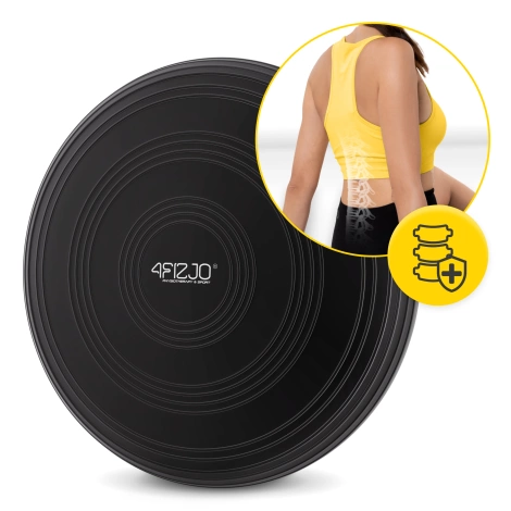 Balanční podložka MED+ 33 cm černá