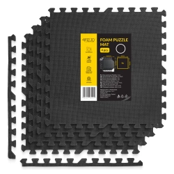 Ochranná podlaha do posilovny  PUZZLE 60 x 60 cm 4 ks.