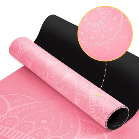 Semišová podložka na jógu a cvičení 1,5 mm