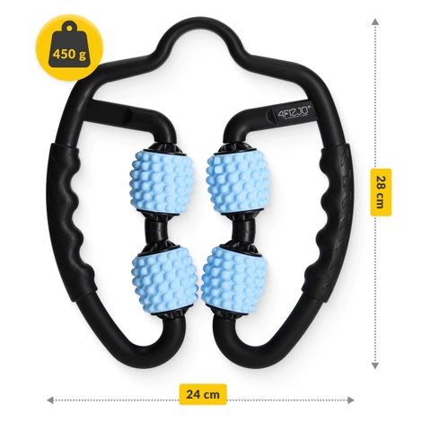 Masážní váleček na tělo modrý