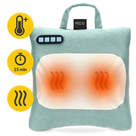 Masážní polštář s vyhříváním LITE zelený