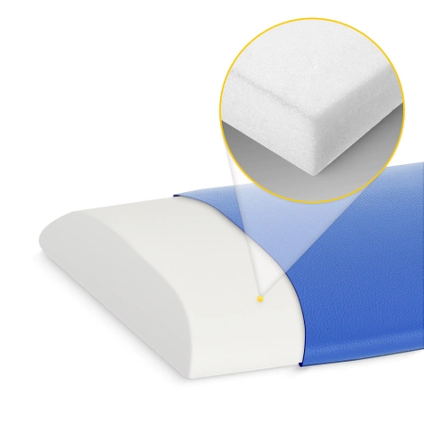 Rehabilitační masážní půlválec modrý