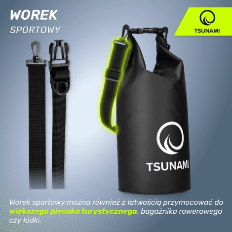 Voděodolný pytlík 10 litrů TSUNAMI