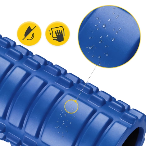 Masážní válec s výstupky EVA 45 cm modrý
