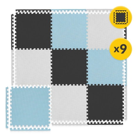 Sada 9 podložek na cvičení puzzle - "Blankytné nebe"