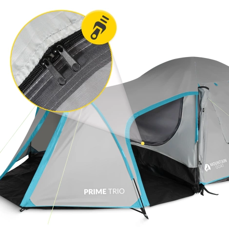 Turistický stan pro tři PRIME TRIO MOUNTAIN GOAT
