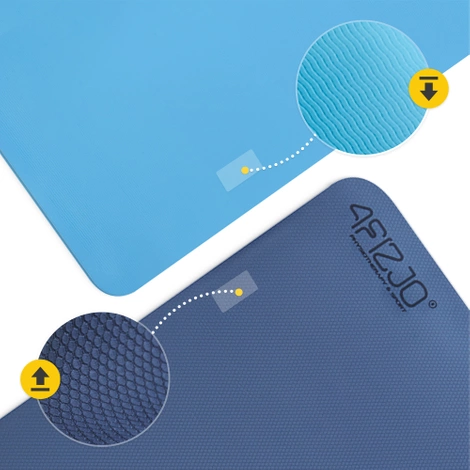 Podložka na cvičení TPE protiskluzová 0,6 cm tmavě modrá