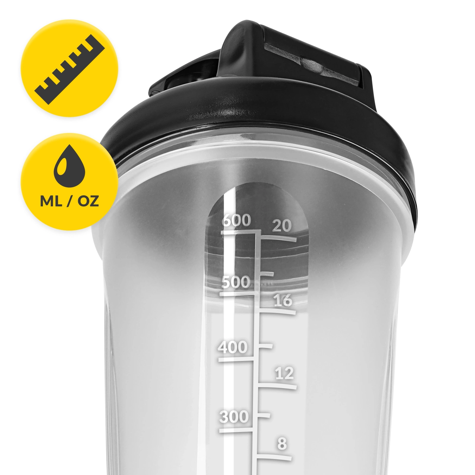 Šejkr PRO se sítkem 650 ml 