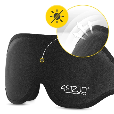 Hedvábná maska na spaní 3D