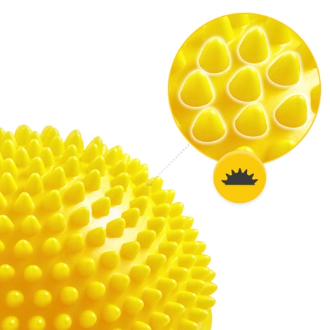 Balanční masážní polokoule 2 ks. žluté