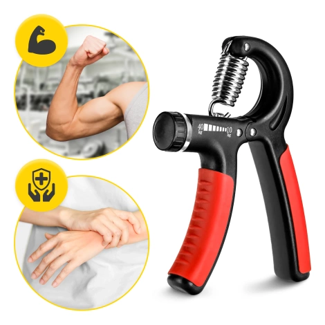 Nastavitelný posilovač zápěstí červený