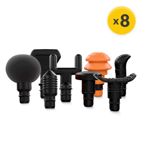 Sada 8 koncovek pro masážní pistoli