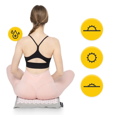 ECO Akupresurní podložka s pohankovými slupkami a kokosem