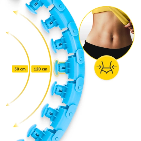 Masážní hula hoop se závažím