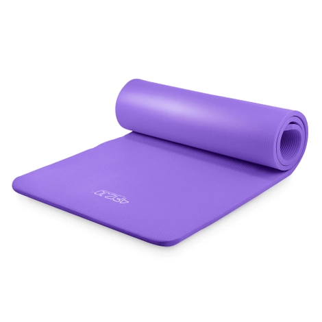 Podložka na cvičení YOGA MAT NBR 1 cm 180 × 60 × 1 cm fialová