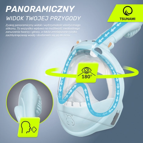 Potápěčská maska pro děti HIPPO TSUNAMI