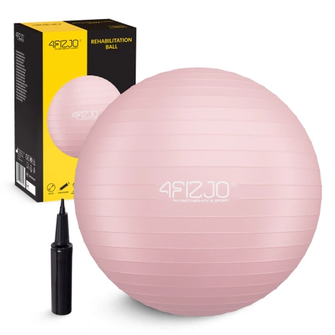 Gymnastický míč 65 cm růžový