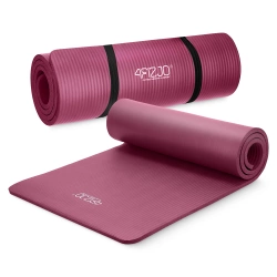 Podložka na cvičení NBR YOGA MAT 180 × 60 × 1,5 cm vínová