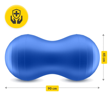 Rehabilitační míč PEANUT AIR BALL modrý