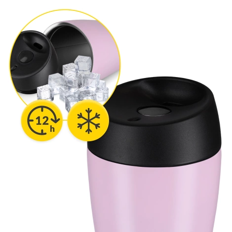 Termohrnek Mountain Goat TRAVEL 380 ml růžový