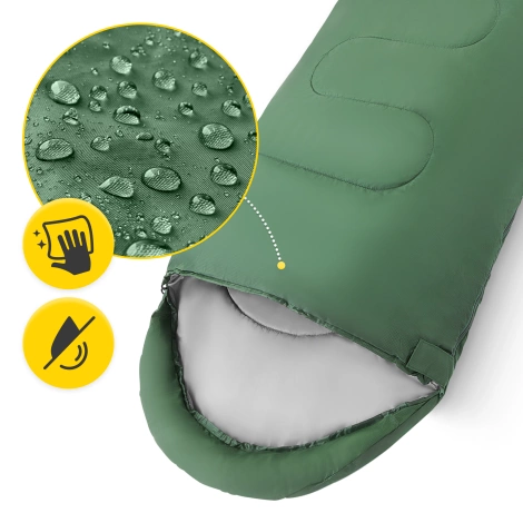 Cestovní spací pytel mumie Mountain Goat STANDARD zelený