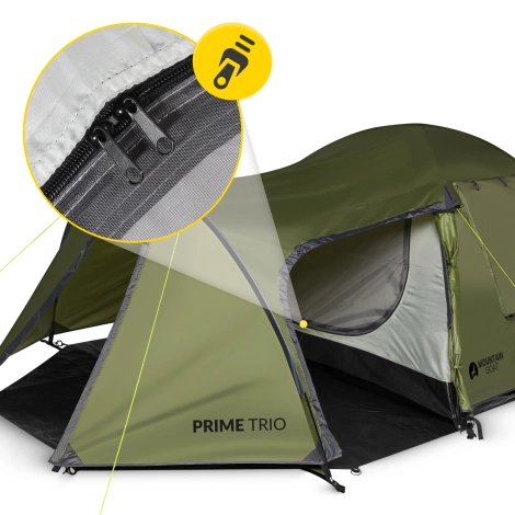 Turistický stan pro tři PRIME TRIO MOUNTAIN GOAT