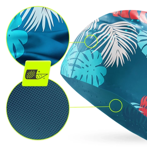 Dámská plavecká čepice TSUNAMI LEAFS